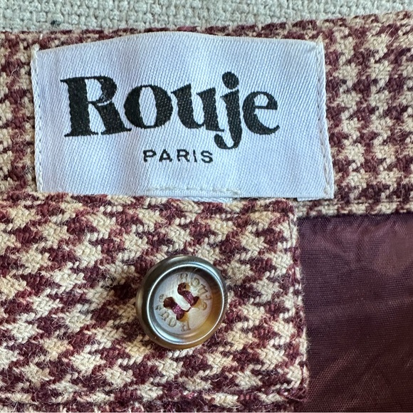 Rouje Denise Wool Mini Skirt XS - Picture 3 of 4